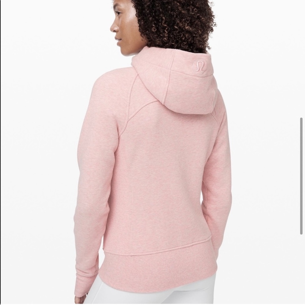 *NWT❗️Lululemon Heathered Pink Scuba Hoodie - Picture 4 of 10